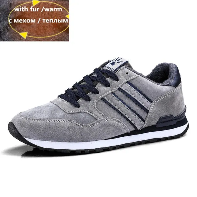 VSIOVRY 2019 Leather Breathable Sneakers Men