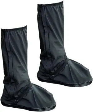 Wakauto Reusable Boot Covers for Men Women Durable Shoe Protector for Rainy Days Skidproof Travel Equipment for Outdoor Activities and Floor Protection
