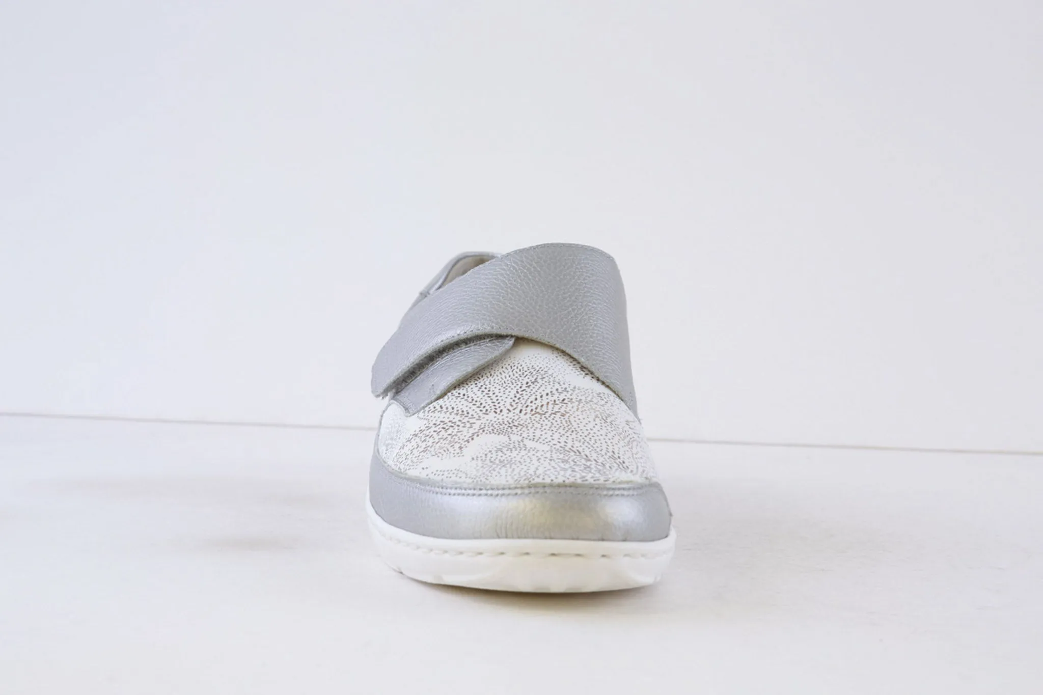 WALDLAUFER - 496H31 331 HENNI-VELCRO SHOE H WIDTH - SILVER MULTI