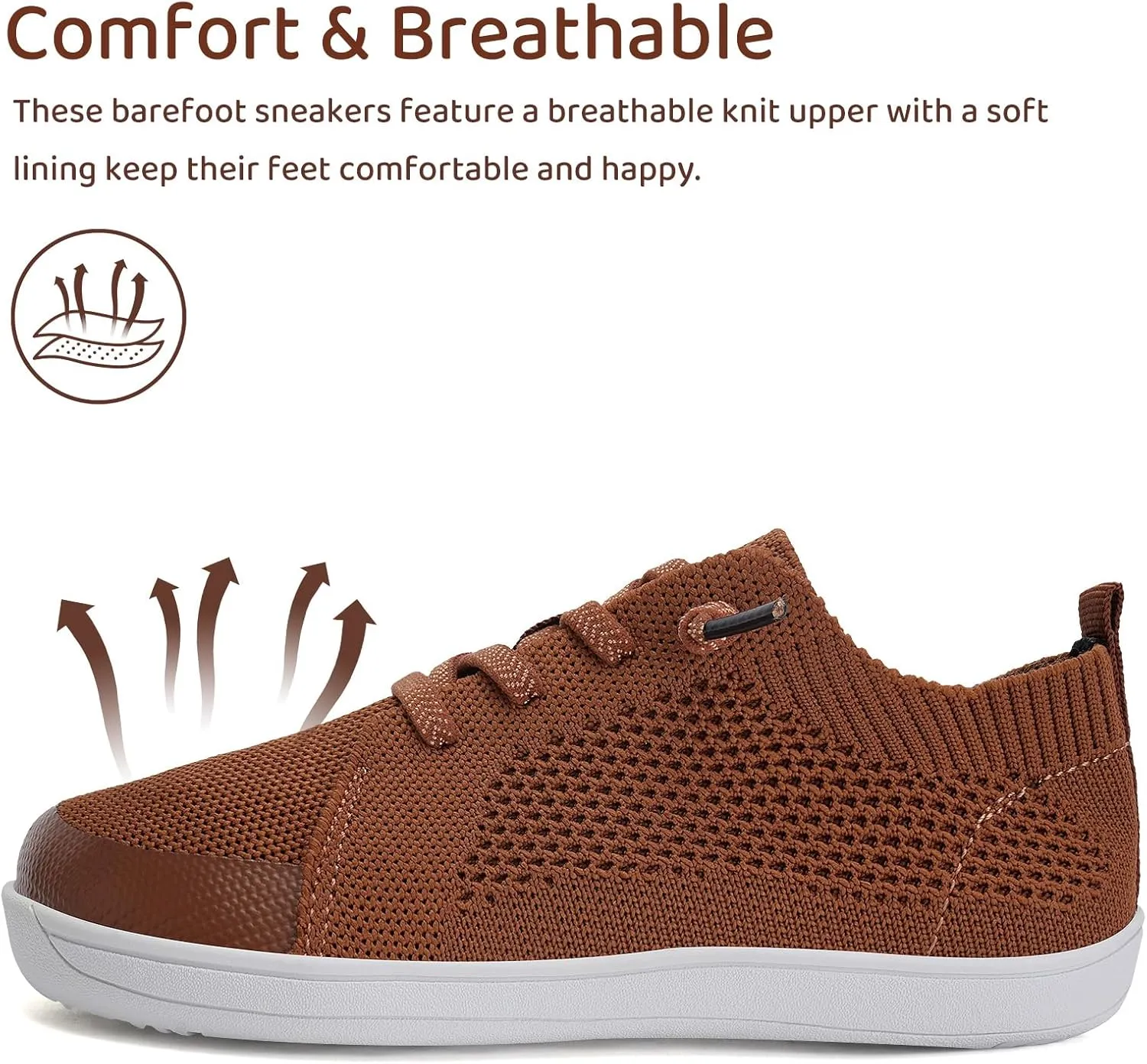 WateLves Toddler Little Kids Wide Barefoot Shoes Boys Girls Minimalist Sneakers Lightweight Breathable Walking Shoes | Naturally Splay | Flexible Fit