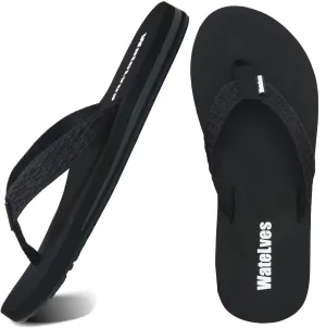WateLves Womens-Flip-Flops-Thong-Sandals-Beach-Shoes Light and Comfortable for Vacation