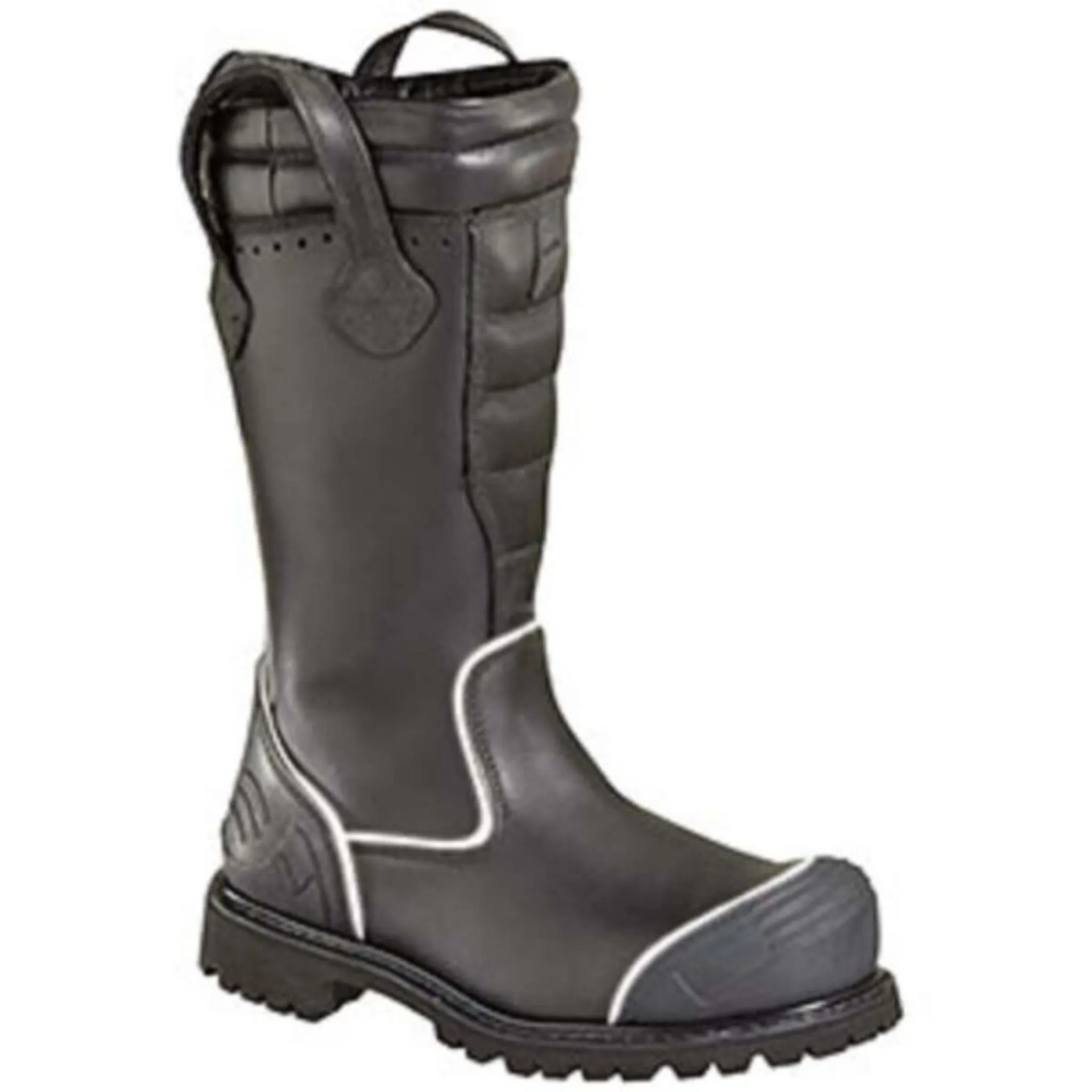 Weinbrenner Thorogood Hellfire 804-6369 Power HV Bunker Boot, Black, Mens, 1 Pair