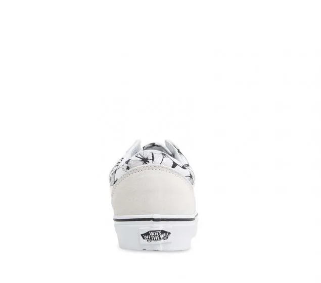 WHITE (BUTTERFLY) TRUE Ready-made BLACK SKOOL VANS | OLD | Discounted
