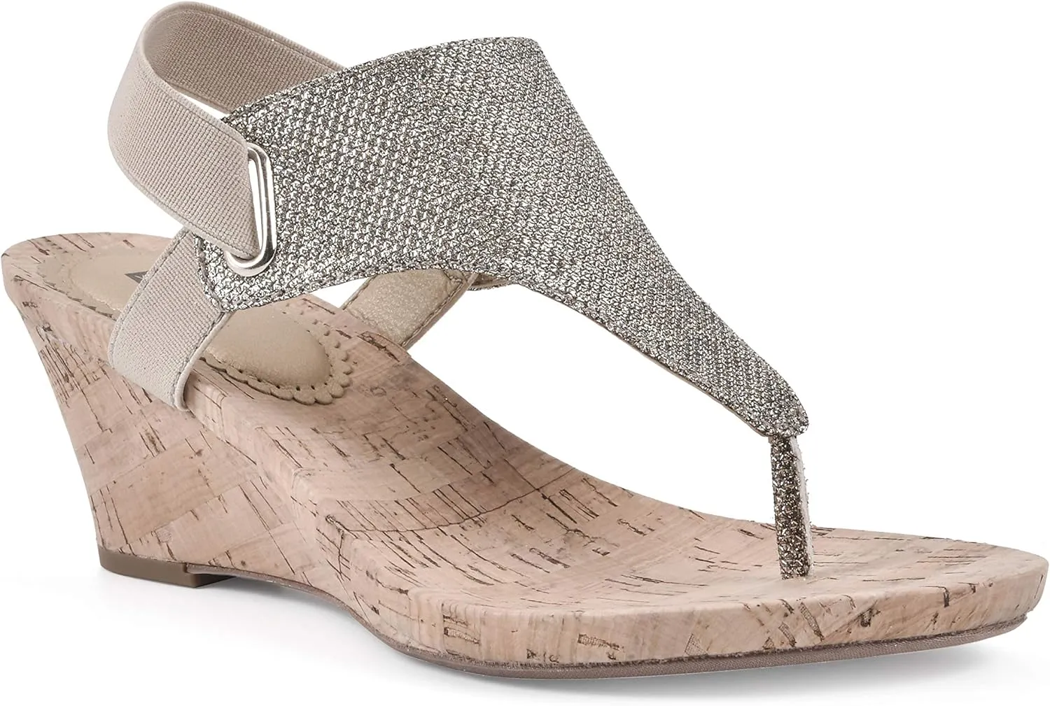 WHITE MOUNTAIN Women's All Good Cork Wedge Sandal