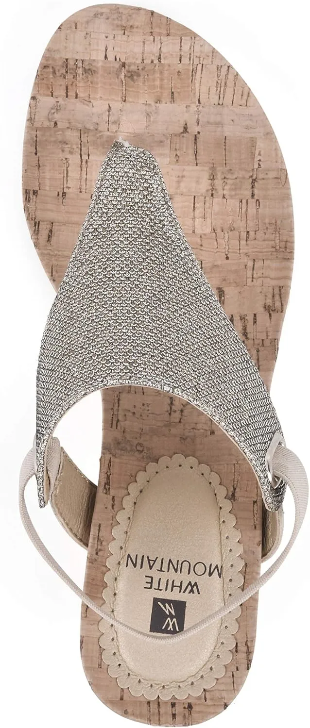 WHITE MOUNTAIN Women's All Good Cork Wedge Sandal