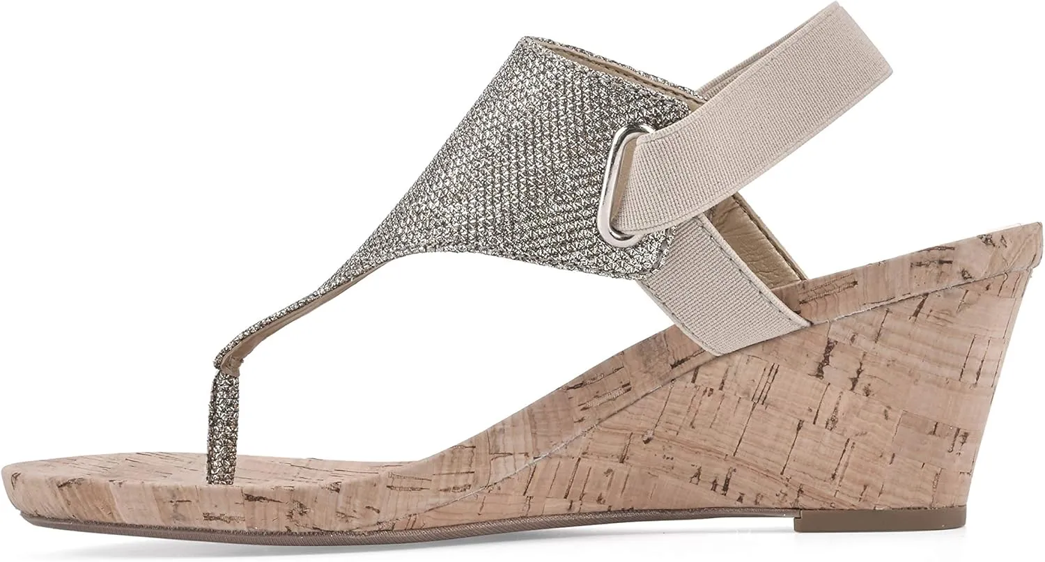 WHITE MOUNTAIN Women's All Good Cork Wedge Sandal