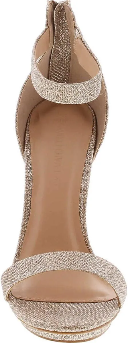 Wild Diva Womens Open Toe Ankle Strap High Stiletto Heel Platform Pump Sandal