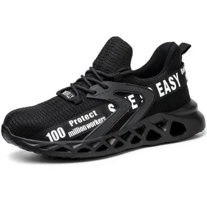 Wildking Breathable Lightweight Safety Work Sneakers Steel Toe Shoes R012