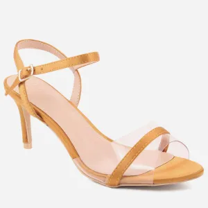 Woman "KARI" Transparent Upper Strap Sandals