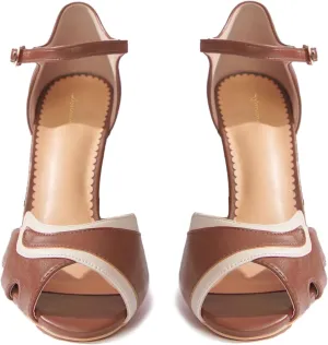 Women Ankle Strap Kitten Heel Sandals Round Open Toe Sandal Pumps Two Tone 3 inch Sandal Kitten Heels Buckle Strap Dress Sandals Shoes Peep Toe Matte Vintage Cute Size 4-11 M US