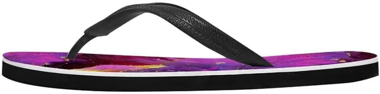 Women Galaxy Flip Flop Sandal, Animal Skull Butterfly Hotel Travel Footwear Comfort Slippers Flip Flop Sandals