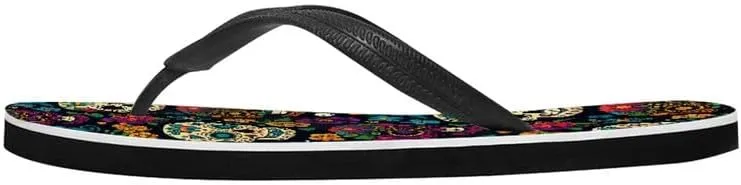 Women Sea Wave Flip Flop Sandal, Cute Lotus Orthotic Flip Flops Lightweight Flat Sandals Indoor Outdoor for Summer