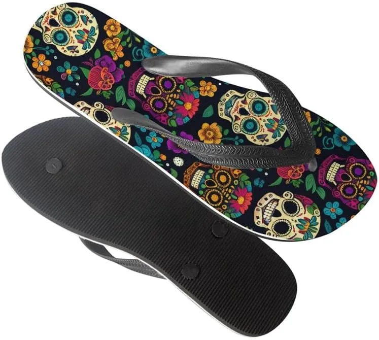 Women Sea Wave Flip Flop Sandal, Cute Lotus Orthotic Flip Flops Lightweight Flat Sandals Indoor Outdoor for Summer