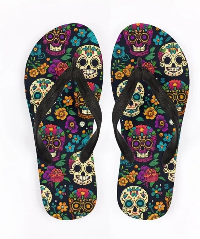 Women Sea Wave Flip Flop Sandal, Cute Lotus Orthotic Flip Flops Lightweight Flat Sandals Indoor Outdoor for Summer