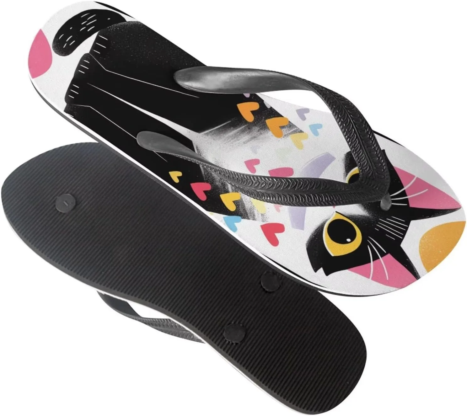 Women Sea Wave Flip Flop Sandal, Cute Lotus Orthotic Flip Flops Lightweight Flat Sandals Indoor Outdoor for Summer