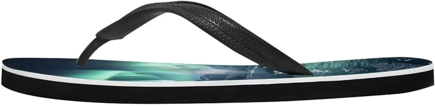 Women Skull Flip Flop Sandal, Animal Floral Classic Men's Thong Sandals Bathroom Soft Comfort Fit Unisex