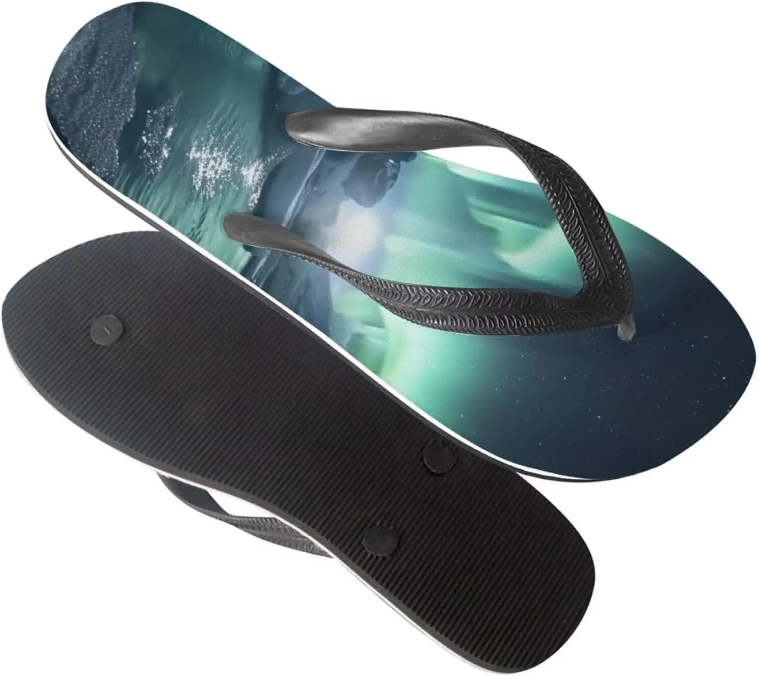 Women Skull Flip Flop Sandal, Animal Floral Classic Men's Thong Sandals Bathroom Soft Comfort Fit Unisex