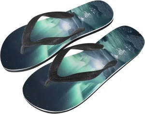 Women Skull Flip Flop Sandal, Animal Floral Classic Men's Thong Sandals Bathroom Soft Comfort Fit Unisex