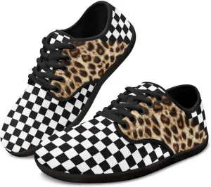 Women Zero Drop Casual Shoes Breathable Fashion Barefoot Walking Shoe Footwear Lace Up Zero Drop