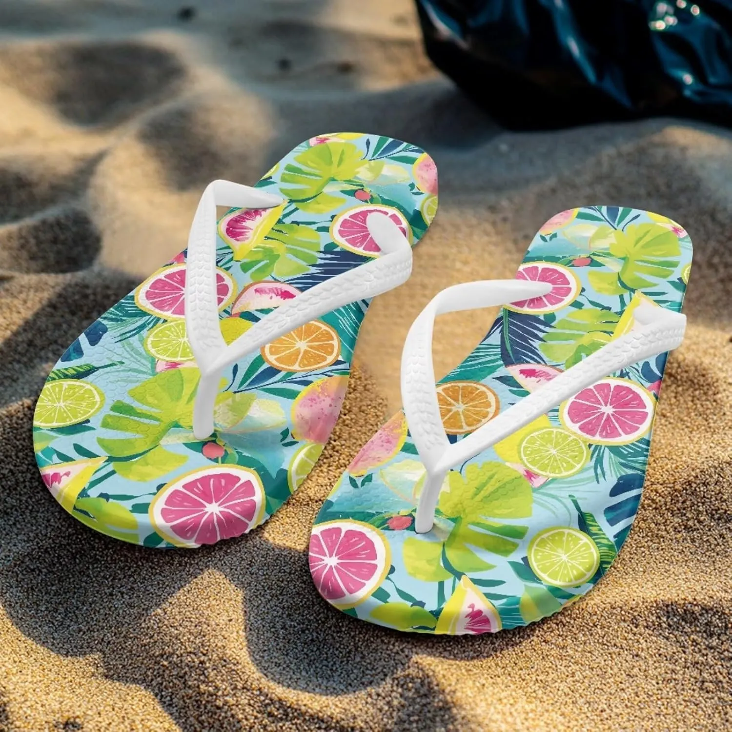 Women's Beach Flip Flops Women's Casual Walking Slippers Summer Indoor & Outdoor Sandals with Fashionable Design