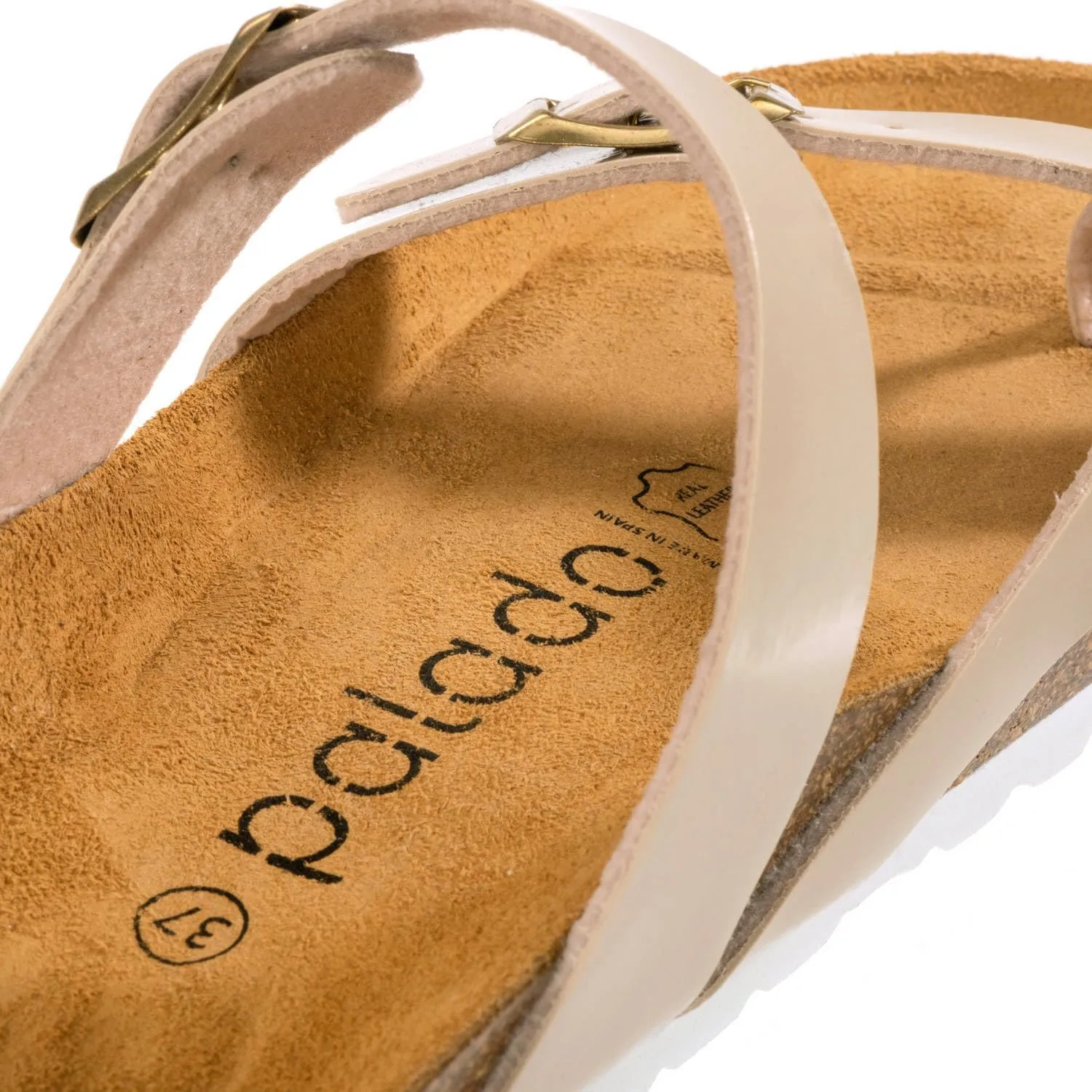 Women's Cres Matt Mules - Elegant Sandals Made in Spain - Comfortable Slippers with Cork Footbed - Fashionable Summer Shoes