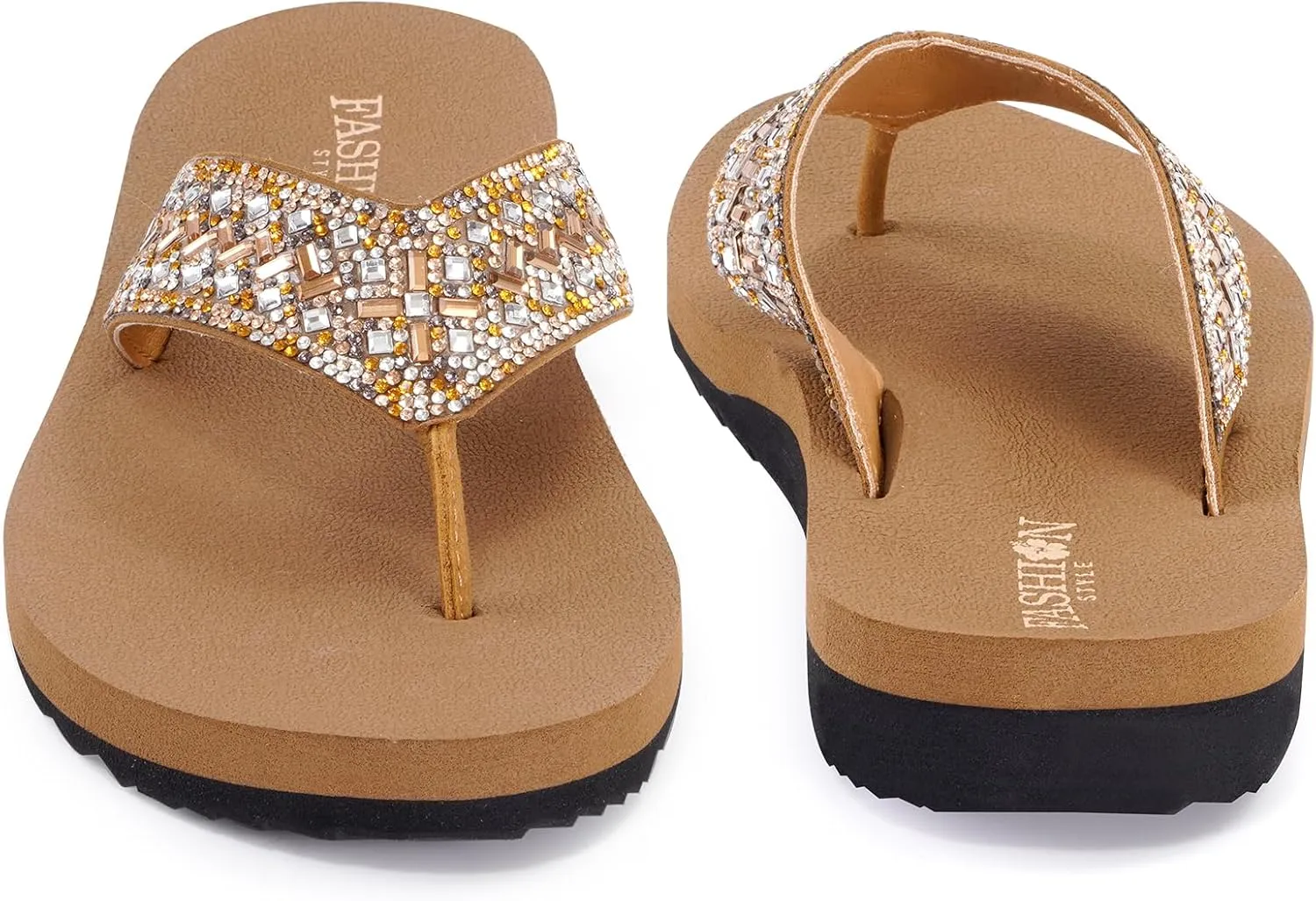Women's Cushion Flip-Flops Orthotic Comfortable Yoga Mat Thong Sandals With Arch Support
