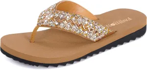 Women's Cushion Flip-Flops Orthotic Comfortable Yoga Mat Thong Sandals With Arch Support