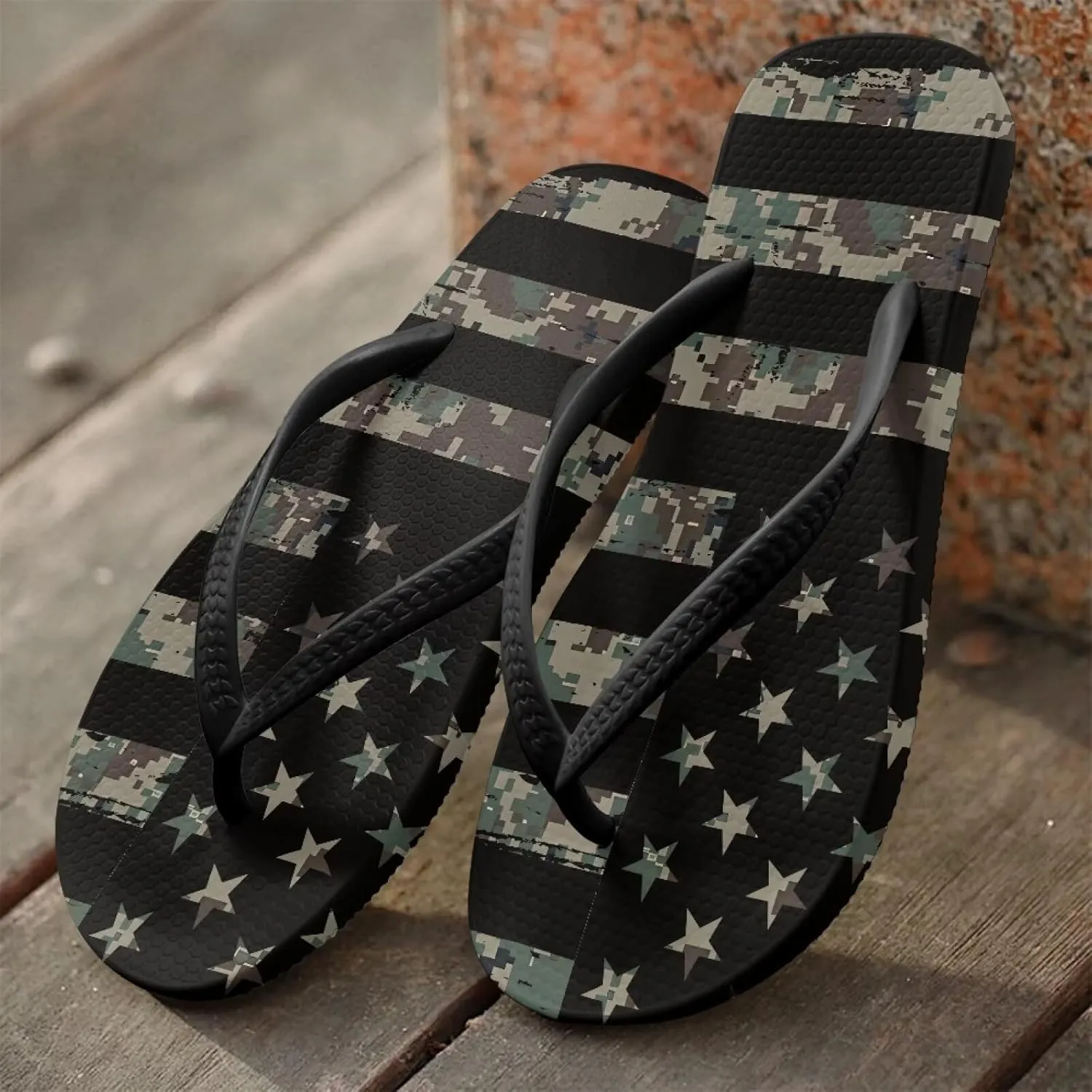 Womens Flip Flops Pillow Soft Shower Shoes with Orthotic Rubber Soles Summer Beach Shoes Cushion Footbed Footwear