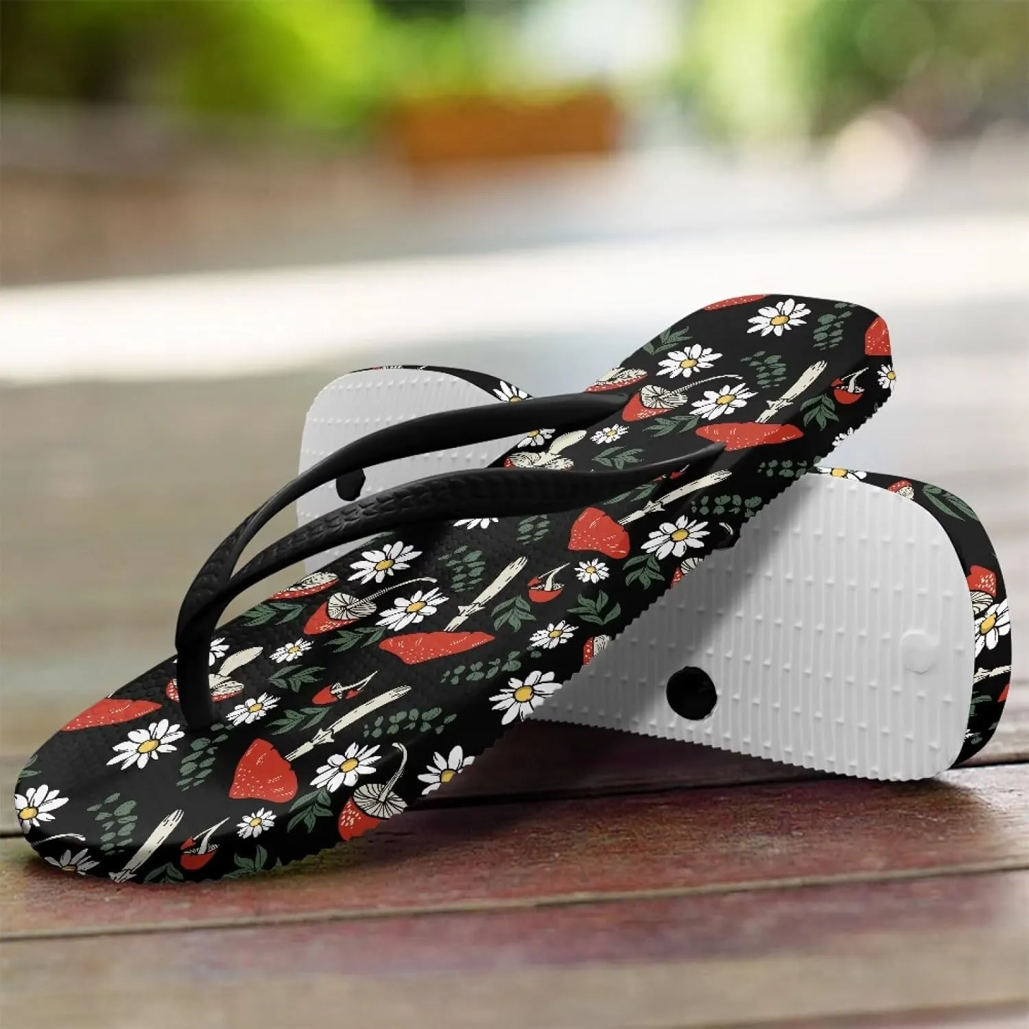 Womens Flip Flops Pillow Soft Shower Shoes with Orthotic Rubber Soles Summer Beach Shoes Cushion Footbed Footwear