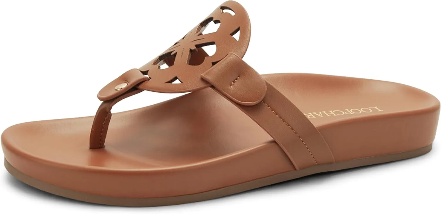 Women's Flip Flops Thong Sandals Comfortable Flat Slippers Breathable Beach Dressy Slide for Summer Style