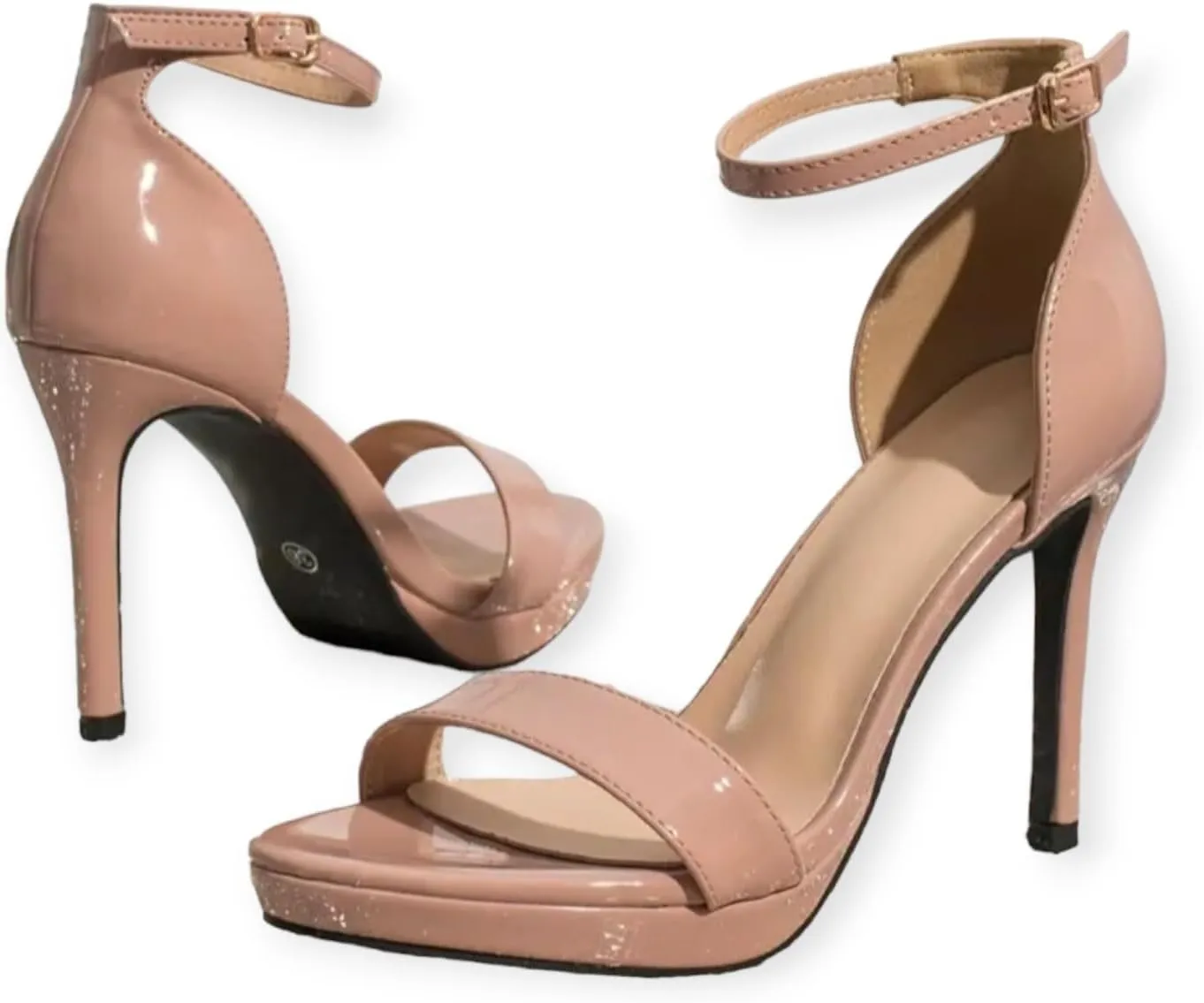 Women's High Heels Platform Sandals Stiletto Open Toe Dress Wedding Party Shoes 7.5