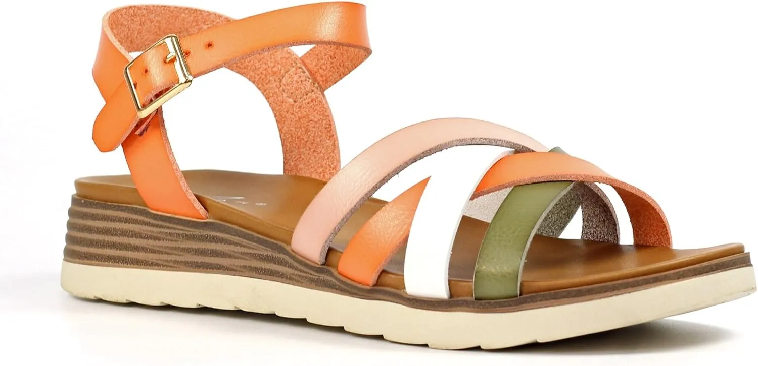 Women's Karla Orange Sandals