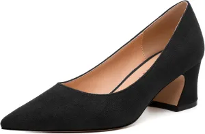 Women's Pumps, Pointed Toe Low Heel Shoes, Fashion Womens Dress Pumps for Daily Party Work