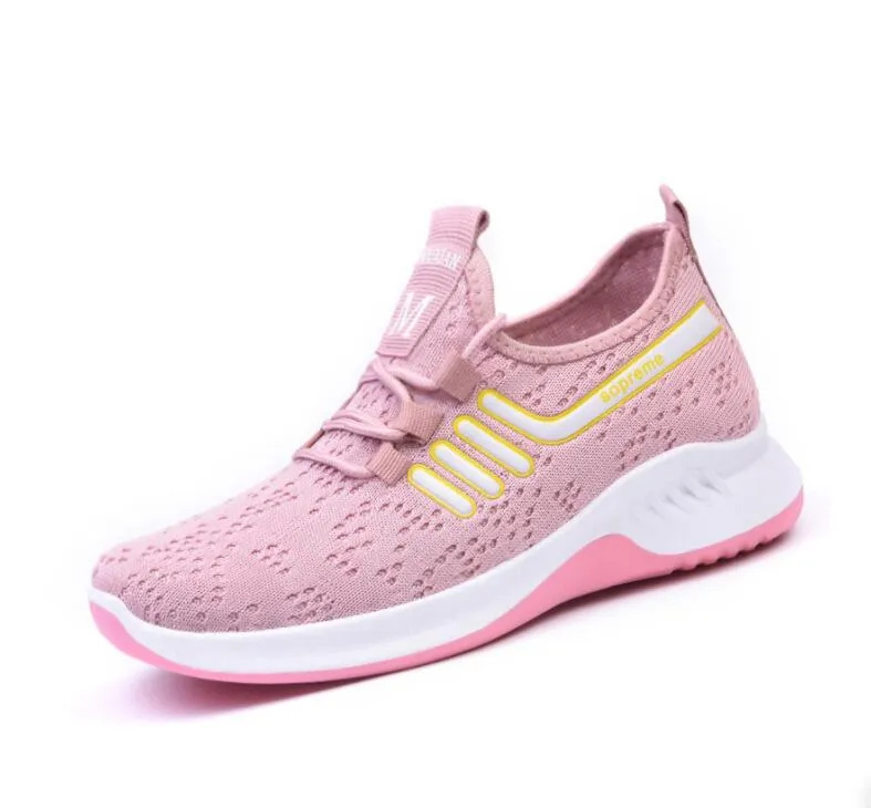 Women's running shoes lightweight sports shoes breathable mesh design