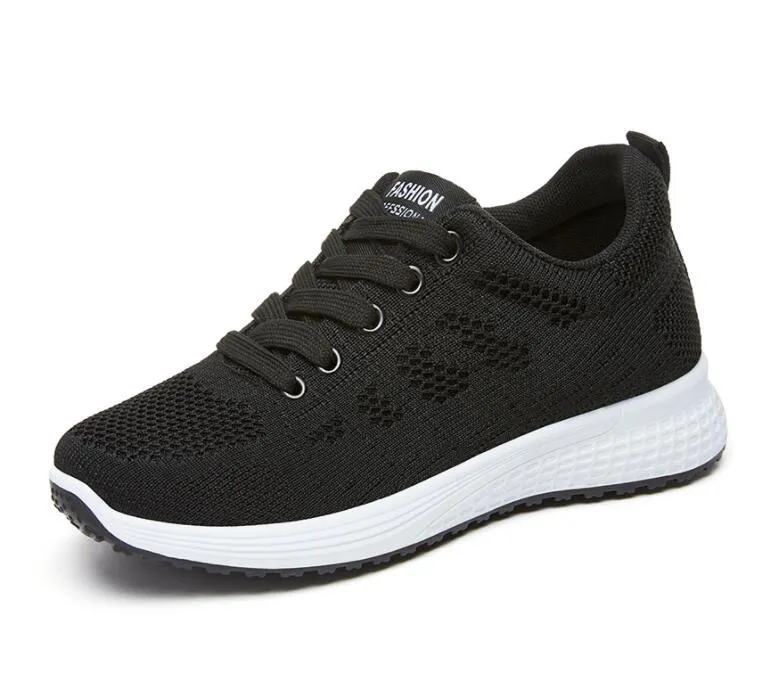 Women's running shoes lightweight sports shoes breathable mesh design