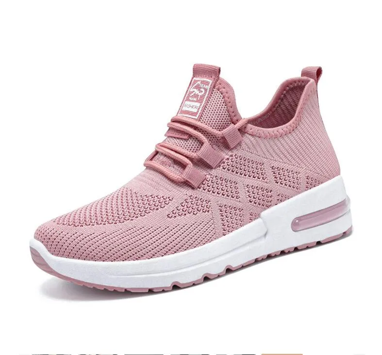 Women's running shoes lightweight sports shoes breathable mesh design