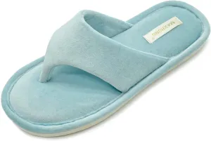 Women’s Thong Slippers with Memory Foam for Women Open Toe Slip on
