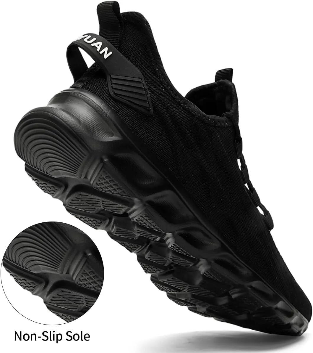 Womens Walking Shoes Slip On Sneakers Tennis Shoes Running Sport Workout Gym Shoes Athletic Non Slip Lightweight Breathable Fashion Casual Shoes for Travel Work