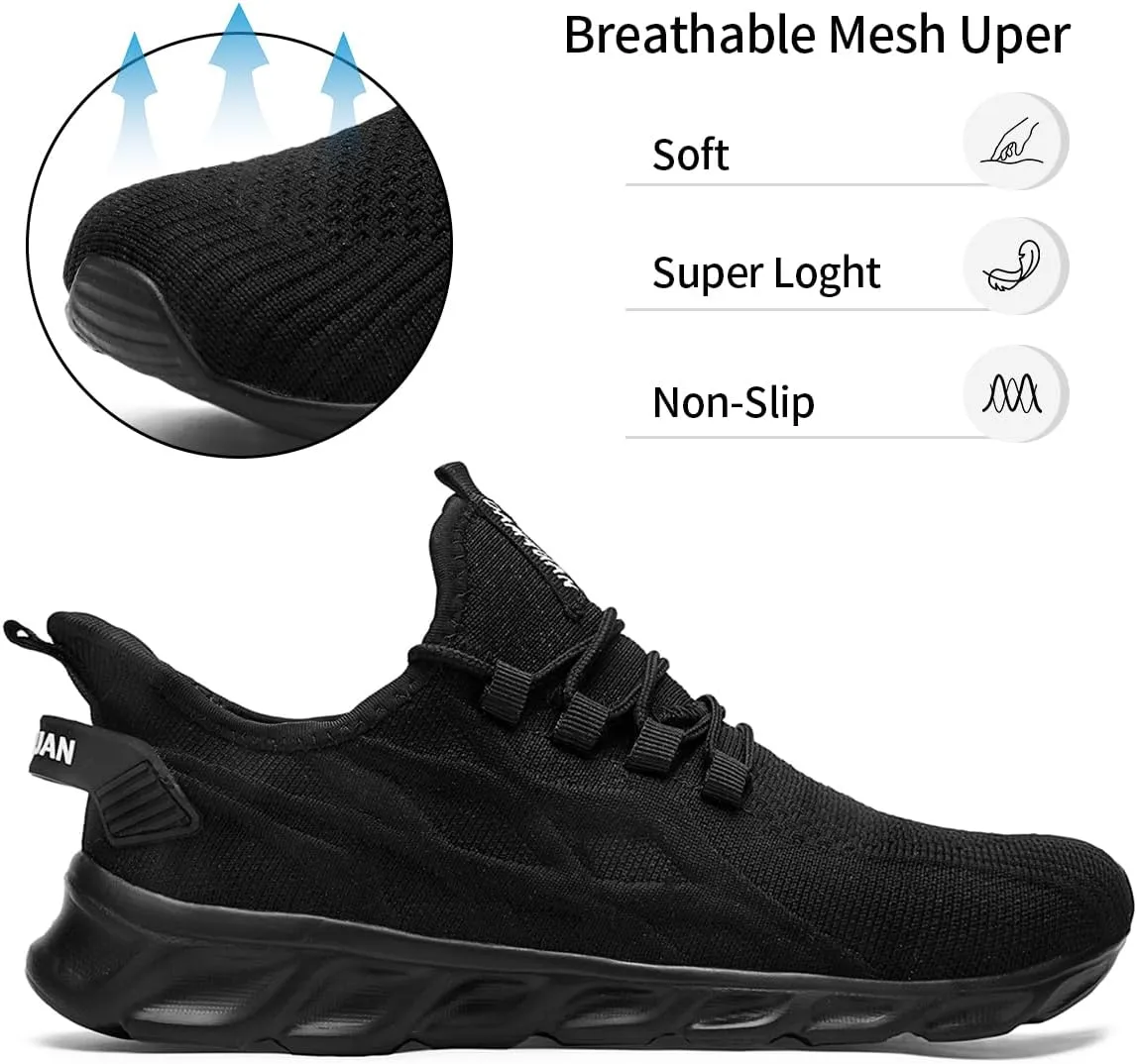 Womens Walking Shoes Slip On Sneakers Tennis Shoes Running Sport Workout Gym Shoes Athletic Non Slip Lightweight Breathable Fashion Casual Shoes for Travel Work