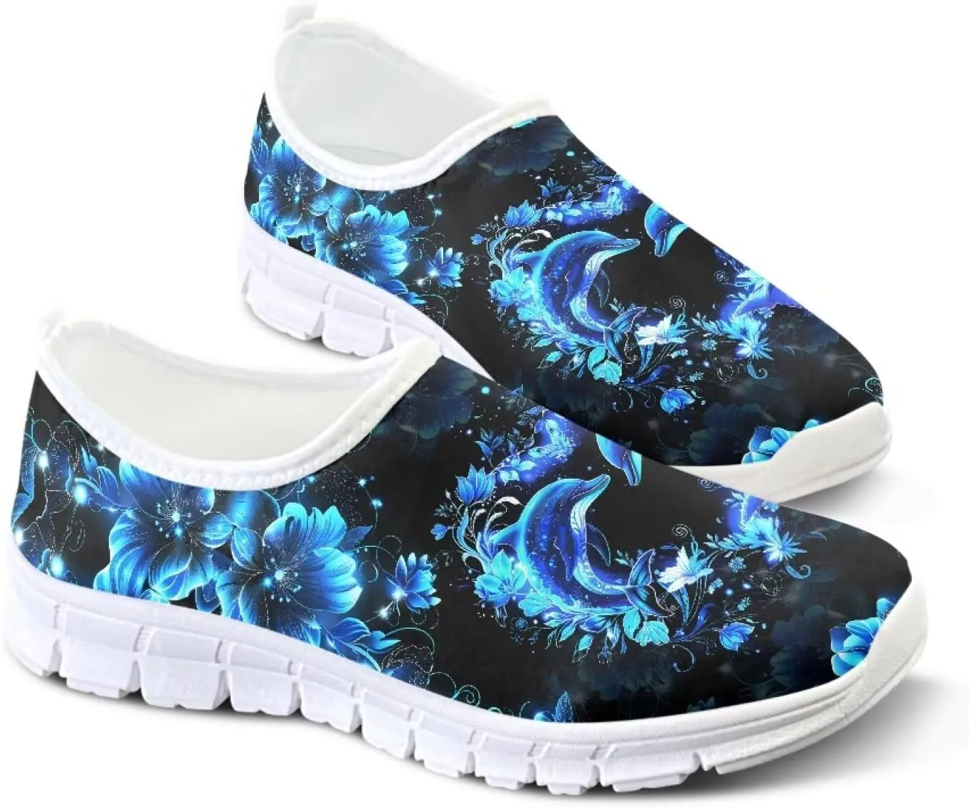 Women's Walking Shoes Sneakers Mesh Slip on Loafers Running Shoes Flats Footwear