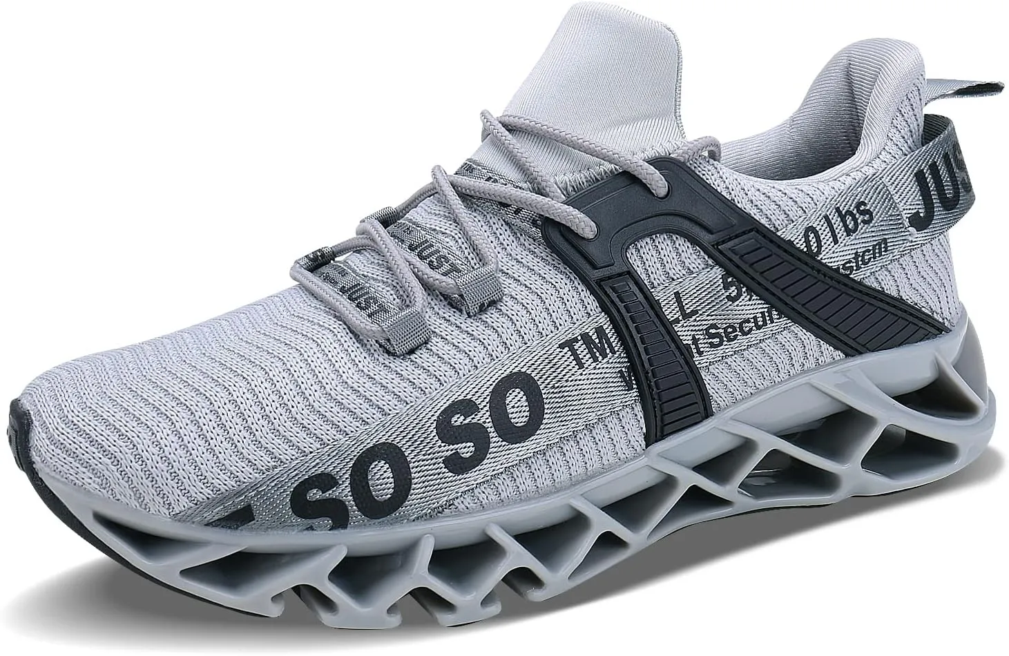 WONESION Mens Breathable Walking Tennis Running Shoes Blade Fashion Sneakers