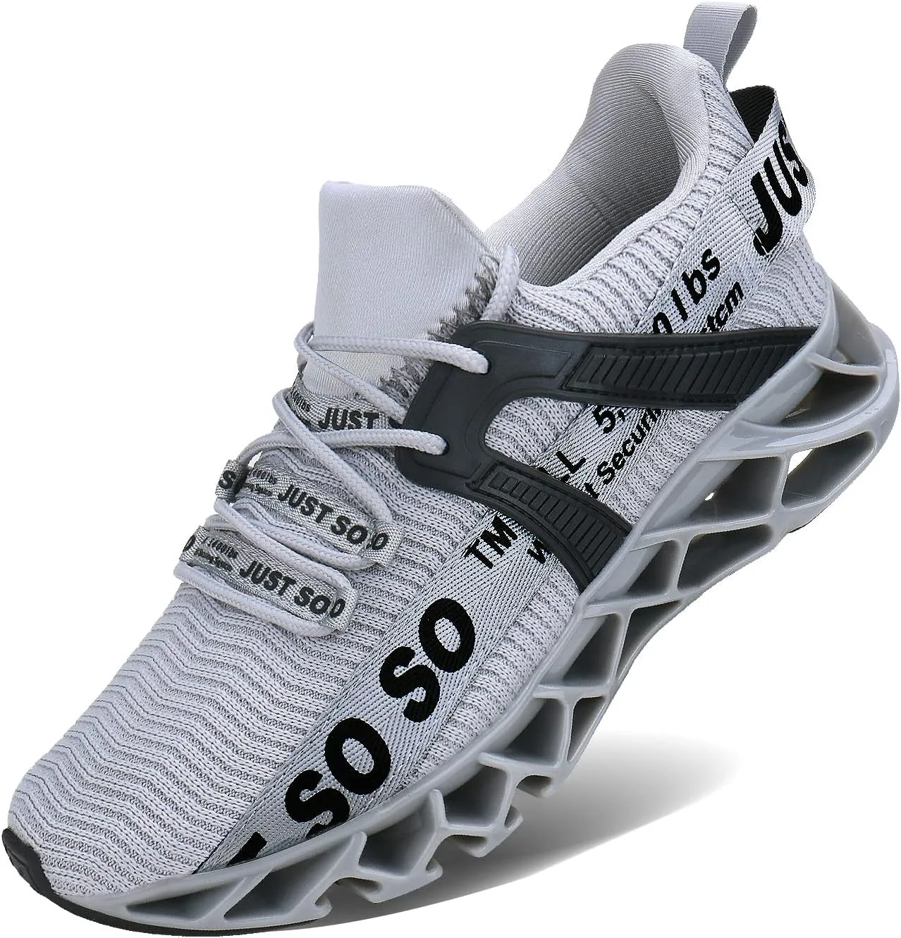 WONESION Mens Breathable Walking Tennis Running Shoes Blade Fashion Sneakers