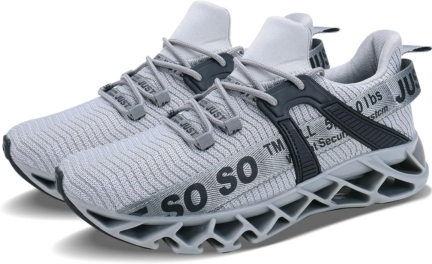 WONESION Mens Breathable Walking Tennis Running Shoes Blade Fashion Sneakers