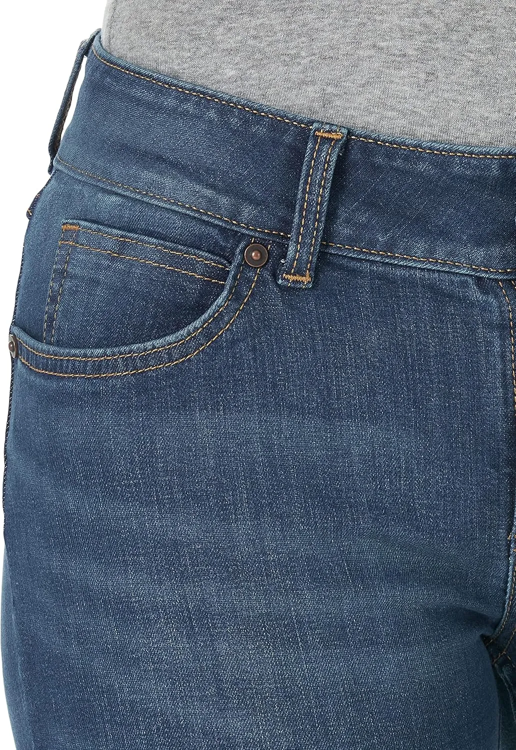 Wrangler Womens Western Mid Rise Stretch Boot Cut Jean