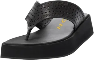 YDN Women Dressy Platform Mules Square Open Toe Slippers Cutout Flat Flip Flop Chunky Low Heels Shoes Party Daily Size 4-15 US