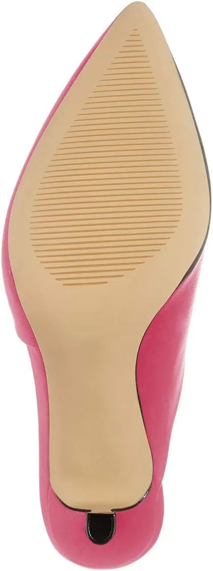 YDN Women Retro Pointy Toe Half D'Orsay Spike Heel Mules Cutout Outside Slip On Slide Sandal Slippers