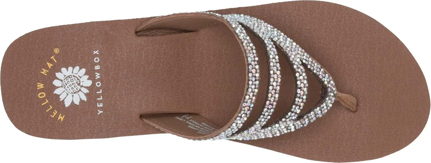 Yellow Box Women's Connie Wedge Sandal, Medium