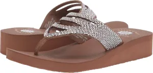 Yellow Box Women's Connie Wedge Sandal, Medium