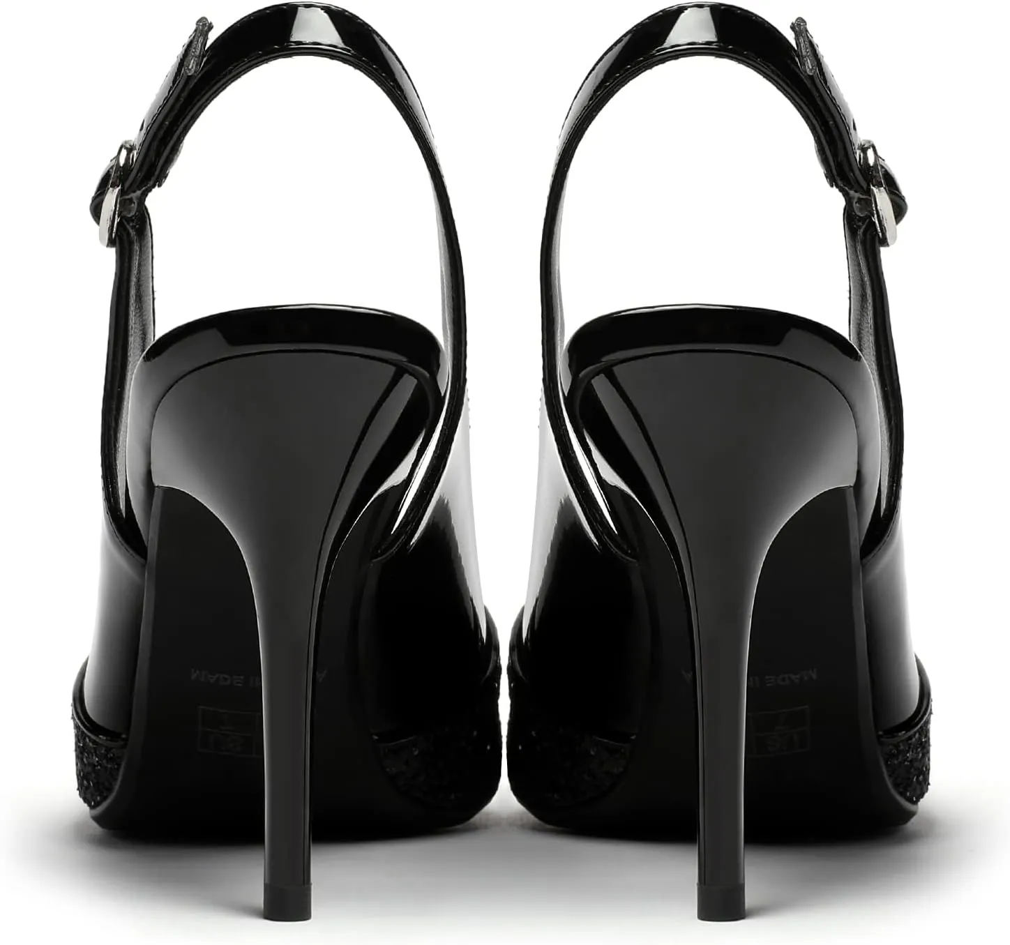 Zamikoo Women's High Heel Slingback Pumps Pointed Toe Ankle Strap Stiletto Heels Comfort Chic Heeled Shoes for Party Evening Dresss
